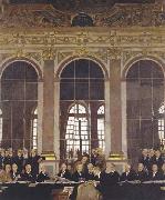 Sir William Orpen The Signing of Peace in the Hall of Mirrors,Versailles oil